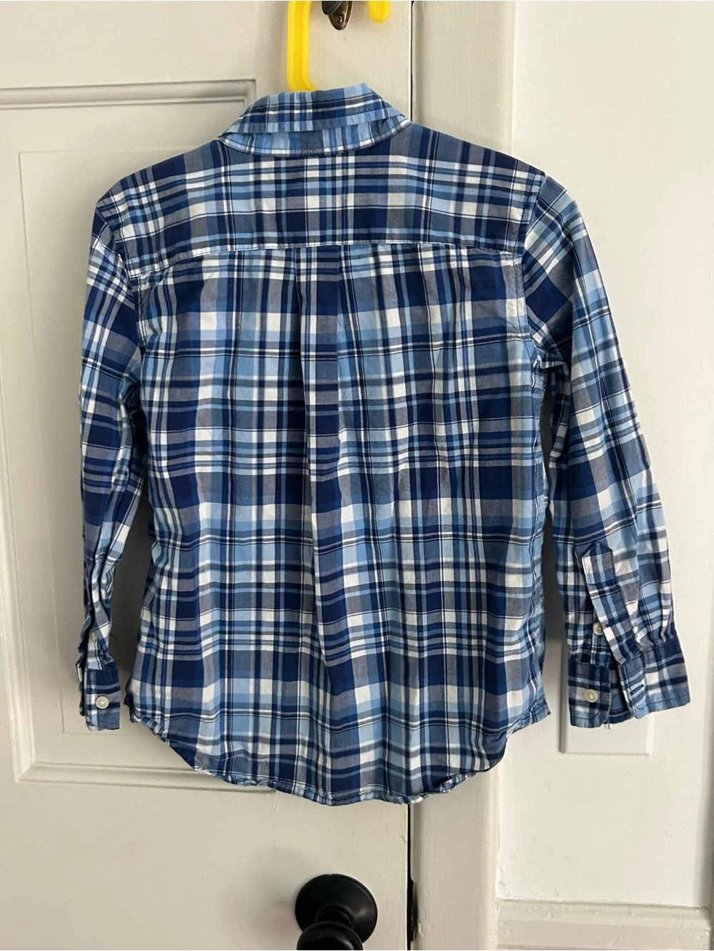 Ralph Lauren Blue Plaid Button-Down Shirt - Kids 5